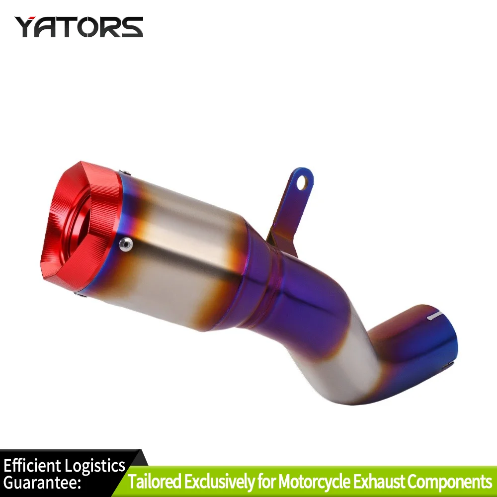 

Motorcycle Middle Tail Link Pipe Exhaust Carbon Muffler Connect Original Position For Honda CBR1000 2008-2016 2017-2019