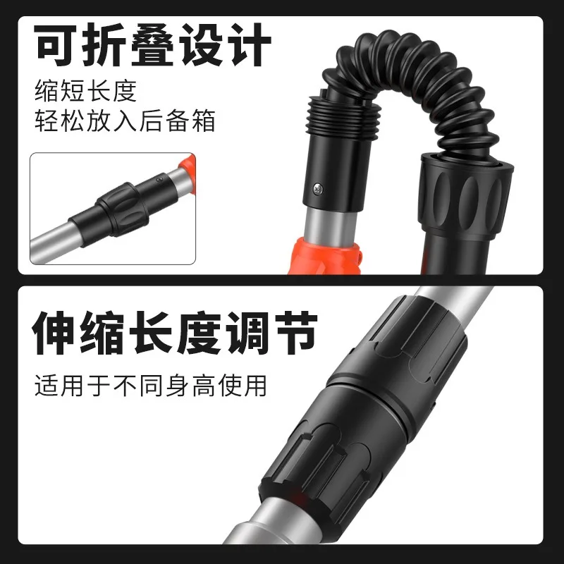 Brushless Cordless Lawn Mower, Electric Handheld Grass Trimmer for Garden, Battery Powered Weed Cutter Branch Pruning