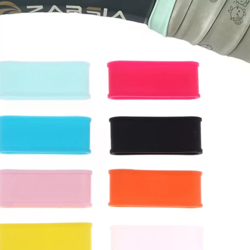 

4 шт., силиконовая теннисная ракетка, кольцо, ручка, застежка, резиновая поглощающая пот лента, фиксированная растягивающаяся ручка, аксессуары для тенниса