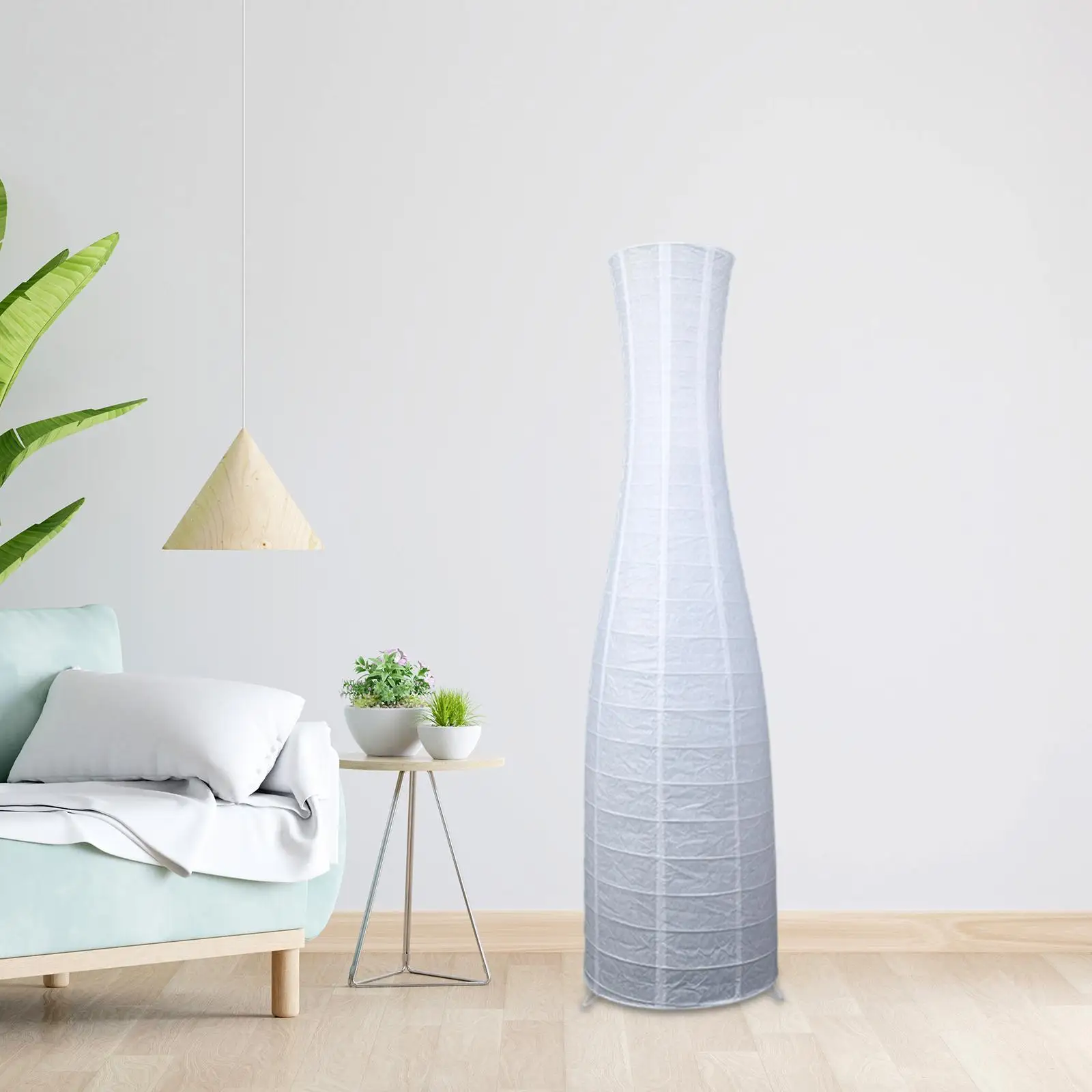 Nordic Paper Floor Lampshade Replacement Tall Elegant Lamp Shade for Living Room and Bedroom Lighting