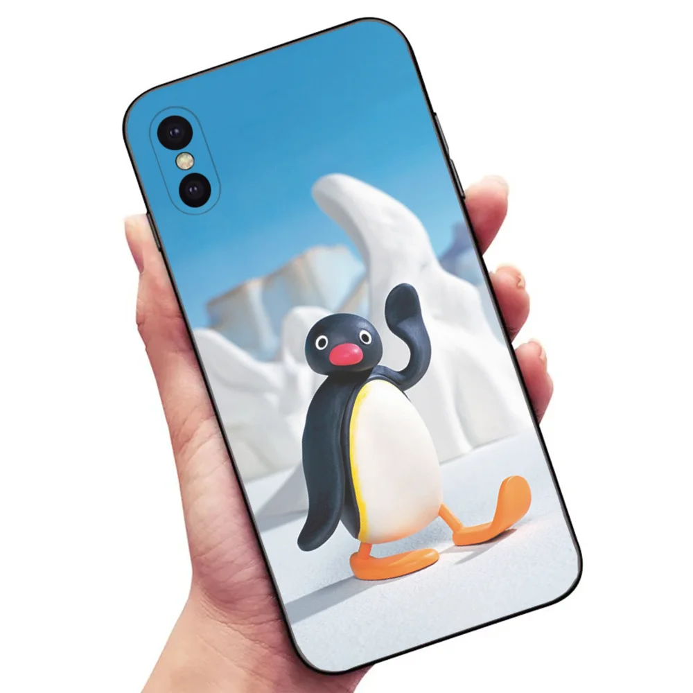 Cartoon P-Pingu Penguin Phone Case Phone Case for Samsung S24, 22,30, 20,10, 9,Note20 Ultra、Lite、Ultra、5G、Plus、FE