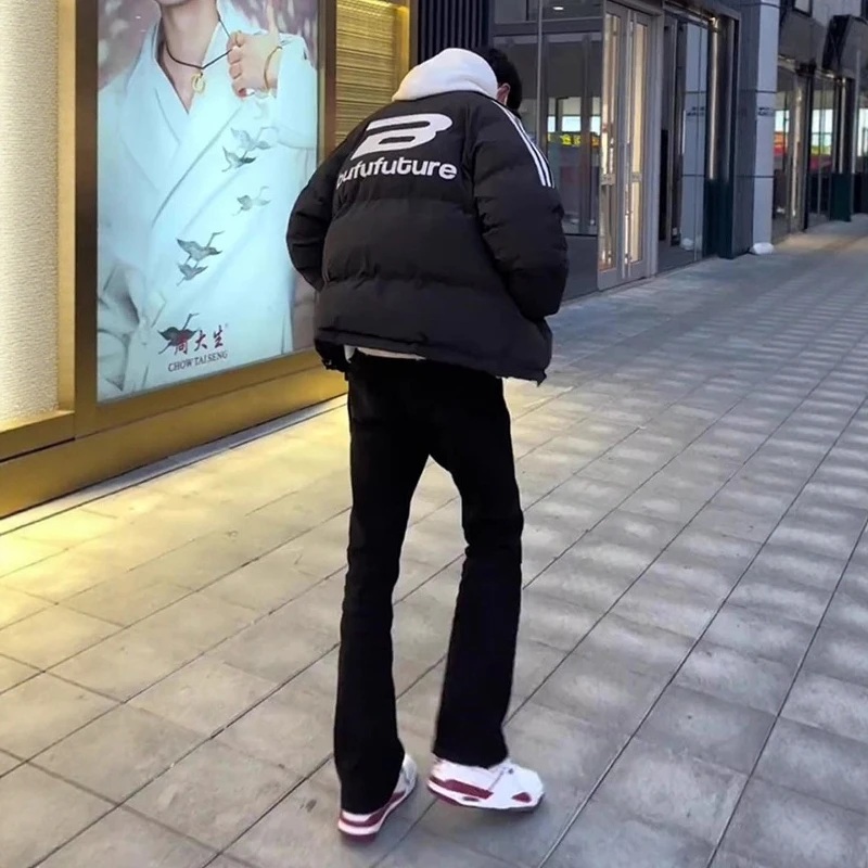 

American High Street Vibe Men's Straight Leg Jeans Spring Autumn Willow Le Knife Retro Hong Kong Sle Micro Flared Pants