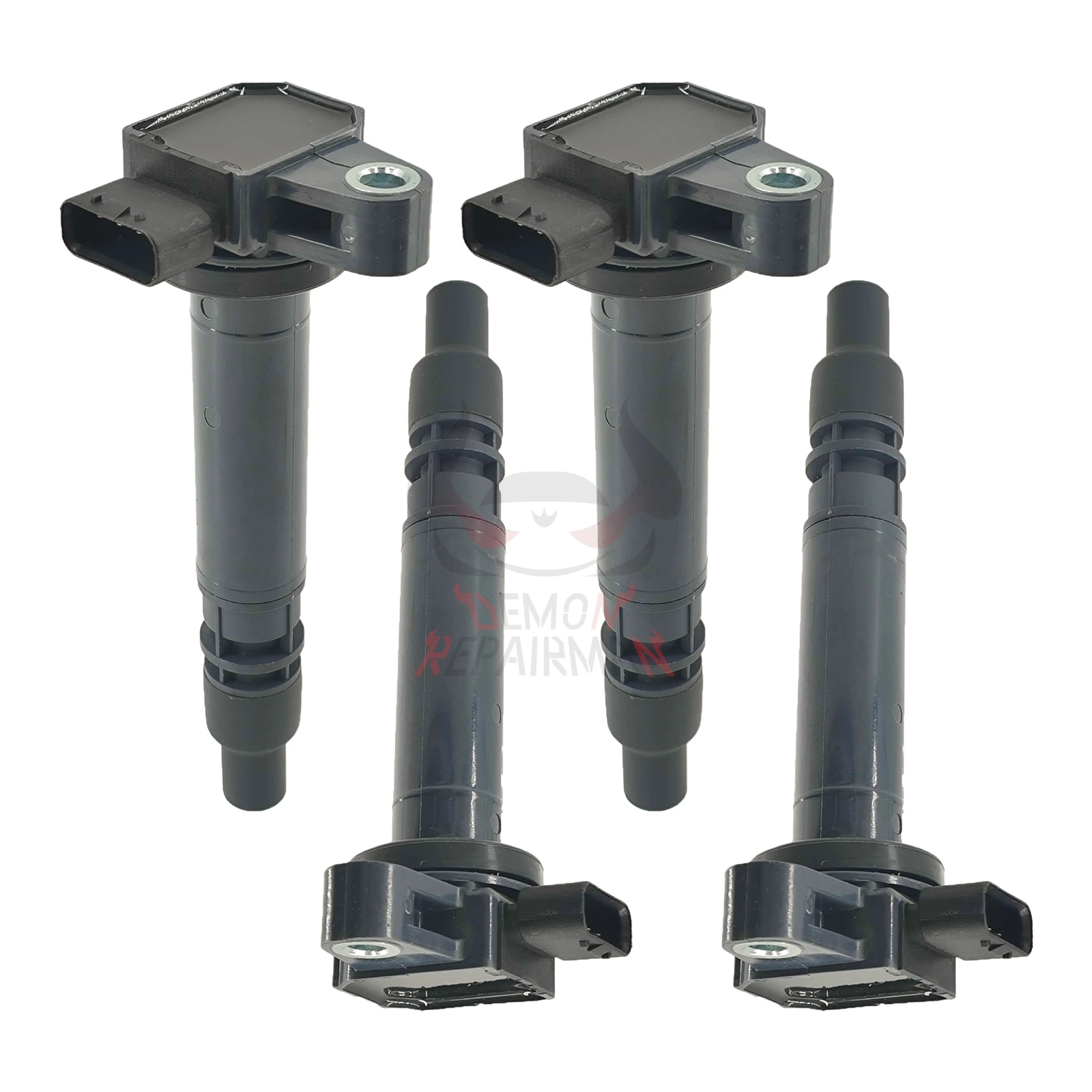 4PCS Ignition Coil Replacement for Toyota Tacoma 2.4L 2.7L C1305 Echo Prius Scion xA 90919-02237 UF-323 E523D GN10537 673-1304