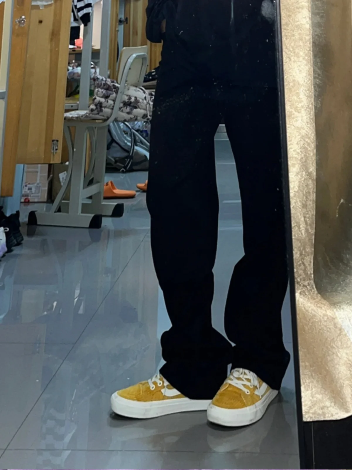 

Мужские джинсы Cleanfit Pure Black, летние, эластичные, в американском стиле, новый трендовый дизайн, зауженные прямые джинсы