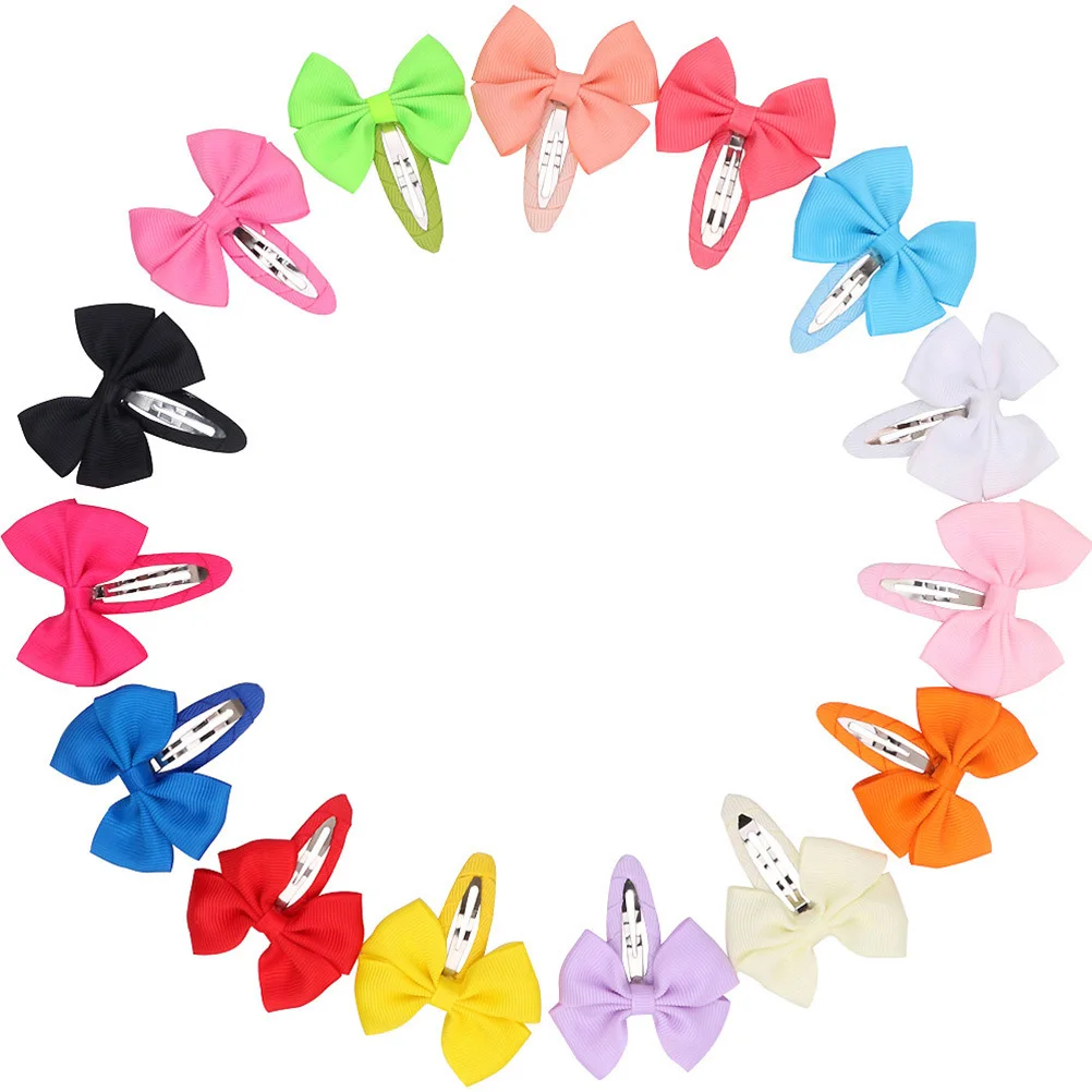

12Pcs Baby Girls Hair Barrettes Bowknot Hair Clips Colorful Kids Hairpins Perfect Gift Accessories Bowknot Hairpin