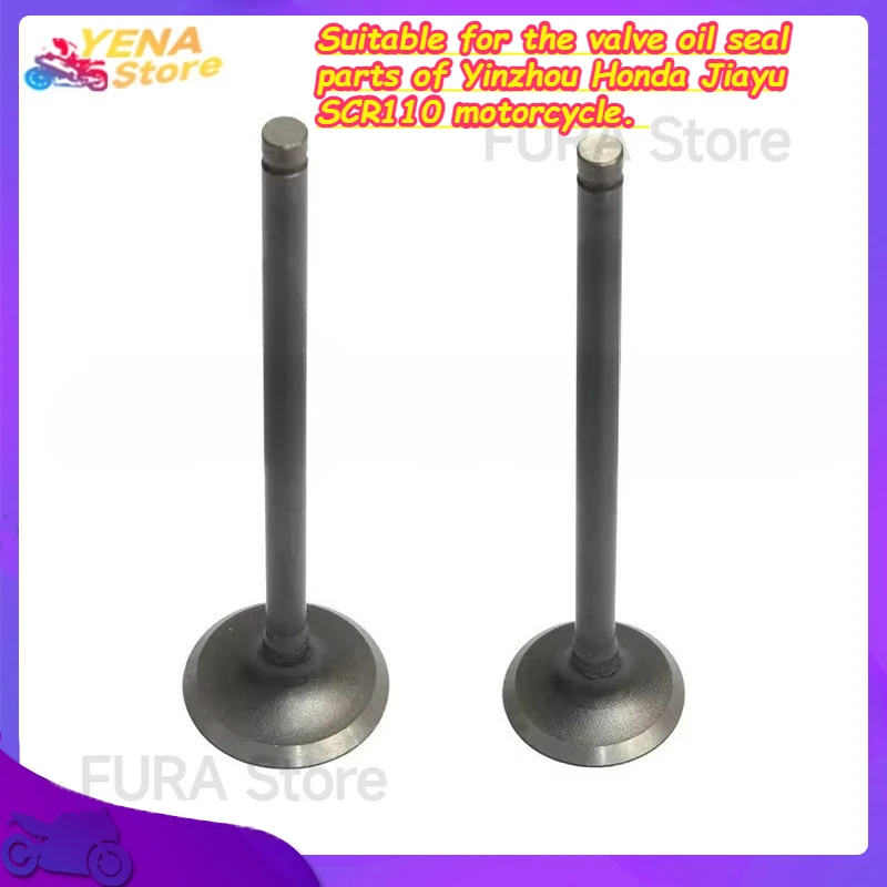 

Intake and exhaust valve - Suitable for the valve oil seal parts of Yinzhou Honda Jiayu SCR110 motorcycle.