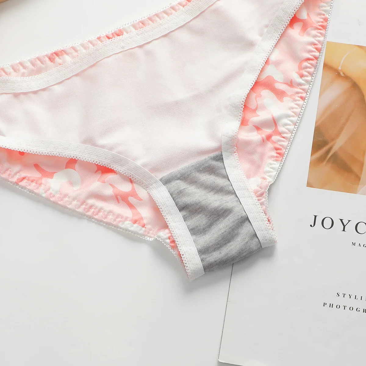 Hot Selling New Sweet Pink Camouflage Design With Steel Ring Gathering Pull And Anti Sagging Bra A2139