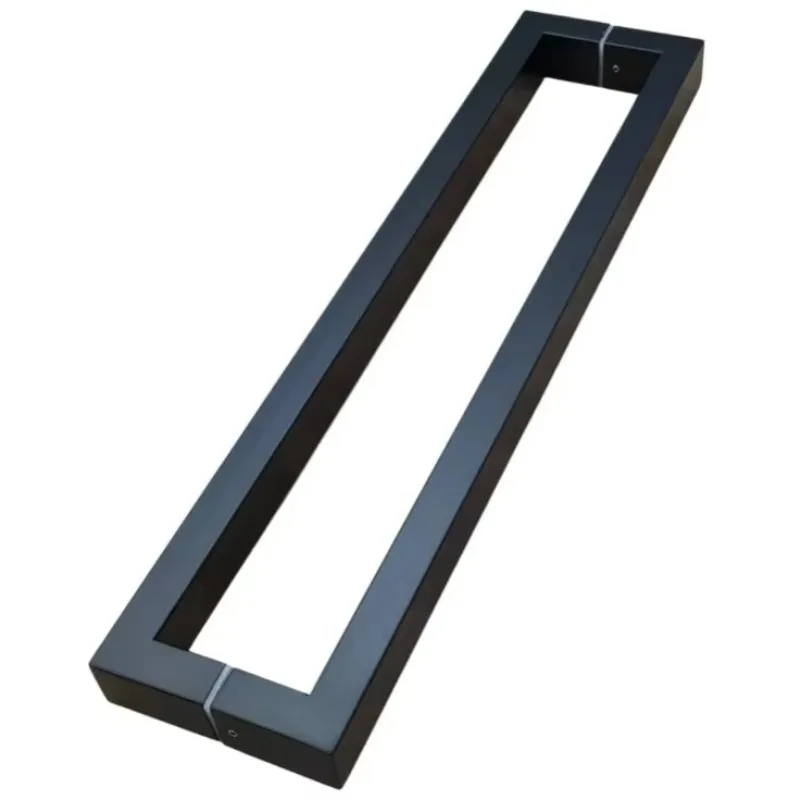 

Entrance door handle push square long stainless steel modern entrance front door handle