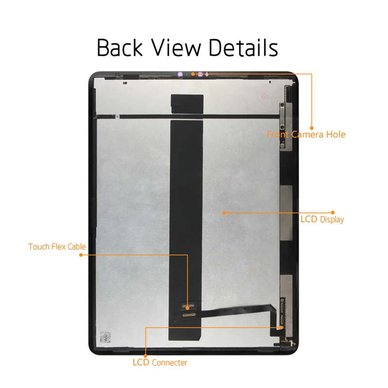 Imagem -02 - Montagem do Digitalizador da Tela Sensível ao Toque Ipad Pro 12.9 3rd 4th Gen A1876 A2014 A1895 A1983 A2229 A2069 A2232 A2233 Peças de