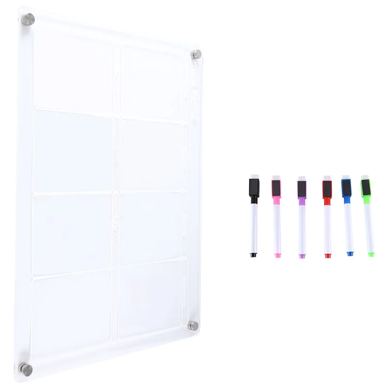 تقويم احترافي للمسح الجاف، لوح مغناطيسي، مخطط أسبوعي، مسح مغناطيسي شفاف، مغناطيسي سهل الاستخدام أ #1