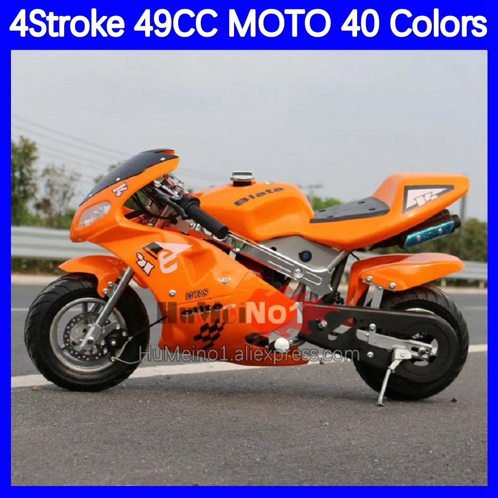 2023 49CC 50CC 4 Stroke Gasoline Motorcycle Racing Dirt MOTO Bike For New Year Birthday Holiday Festival Party Gifts Motorbike