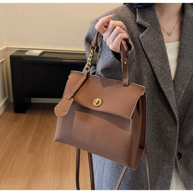 High-end Retro Large-capacity Lightweight Women's Everyday Commuter Backpack