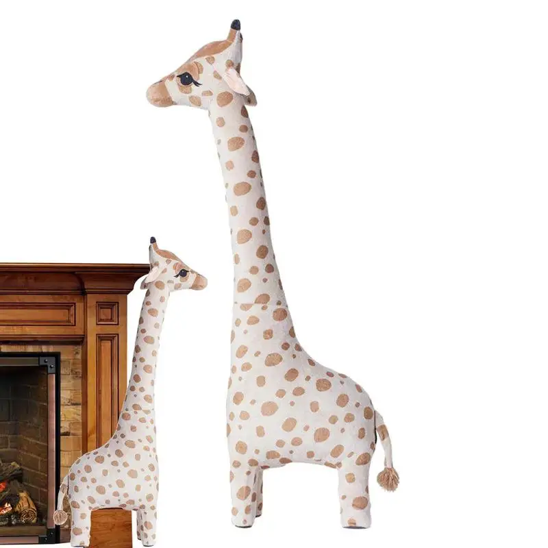 Echtes Leben Giraffe Plüschtiere hochwertige Stofftiere Puppen weichen Raum Dekor 40/67cm Kinder Baby Geburtstag Weihnachts geschenk