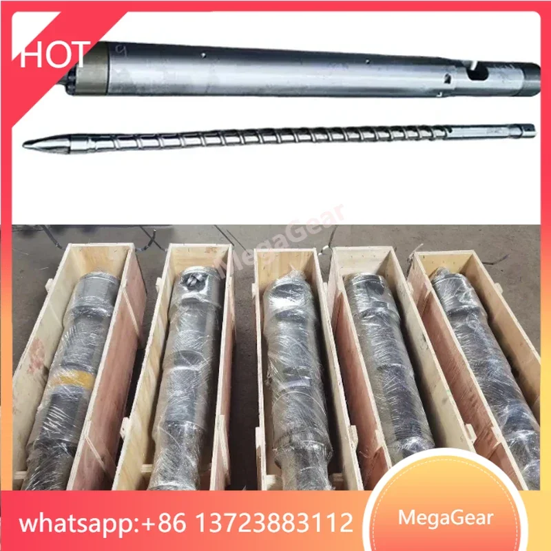 

Single Screw Extruder Pe Plastic Extruder Mechanical Extruder Plastic Extrusion Screw and Barrel for LDPE Blow Molding