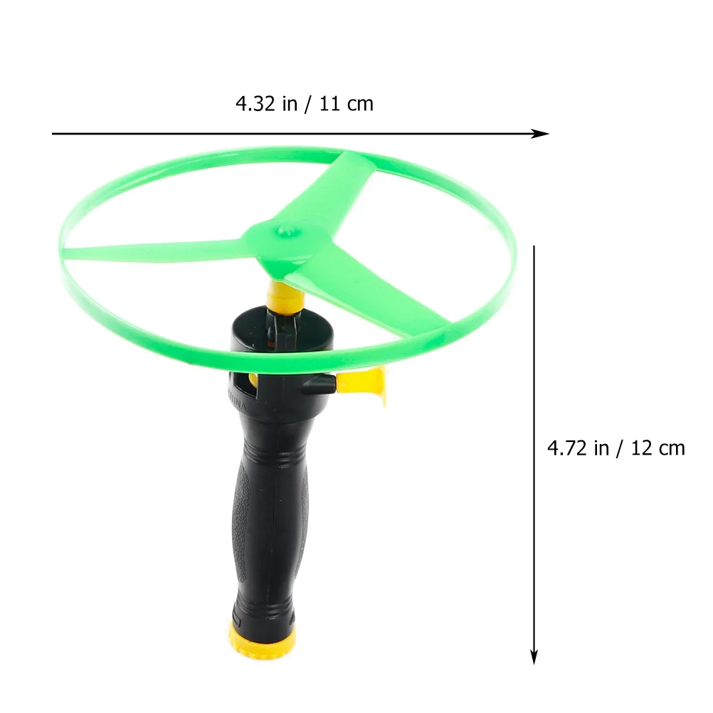

6pcs Pull String Flying Saucer Durable Lightweight Outdoor For Fun Flying Disc Plaything Smooth Gift Beach Disc