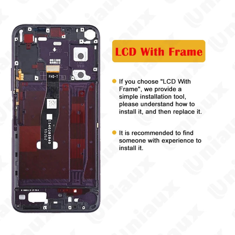 Imagem -02 - Substituição do Digitador da Tela Sensível ao Toque para Huawei Display Lcd Original Honra 20 Pro Yal-al10 L41 626 Polegadas