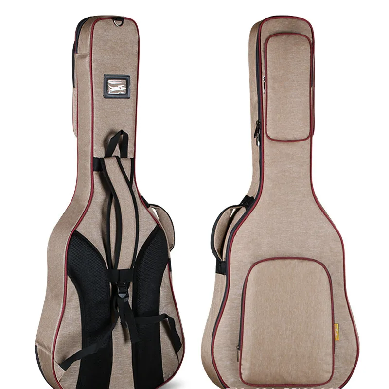 

Guitar bag 40 inch 41 inch waterproof shockproof thickened shoulders folk acoustic guitar bag guitar case personality students