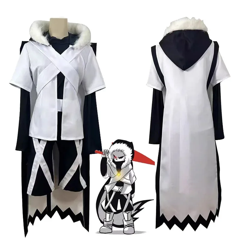 Game Undertale XTALE Cross Sans Cosplay Costume Adult Uniform Set With Collar Halloween Party Outfit 2025