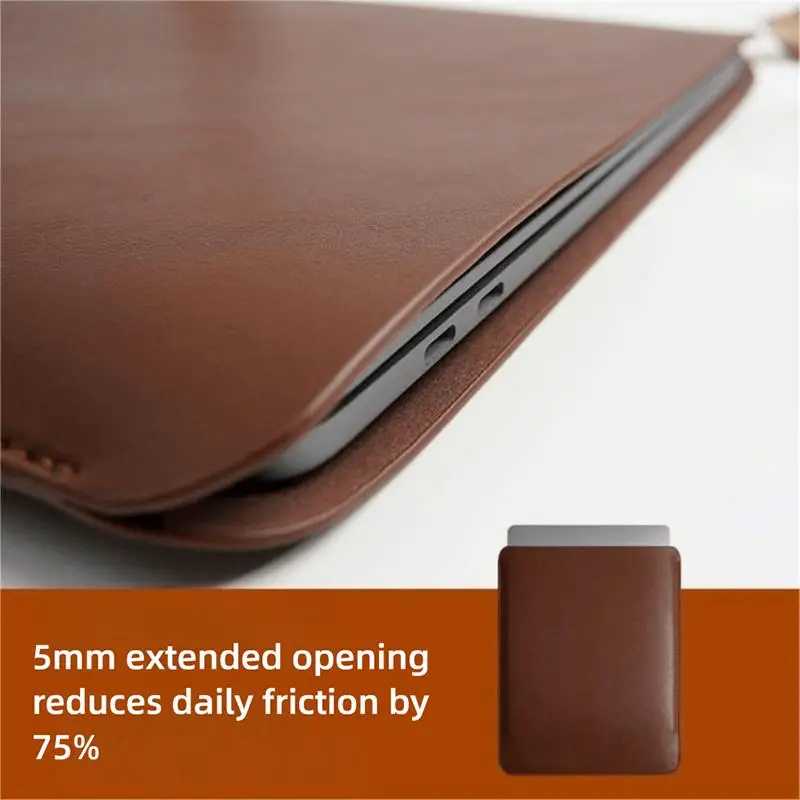 

Pu Leather Laptop Drop Protection Case Simple Waterproof Tablet Protective Case (12-16 Inch)