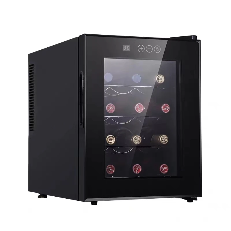 High Quality Black Compressor Cooler Storage Constant Temperature Display Cabinet Wine Refrigerator
