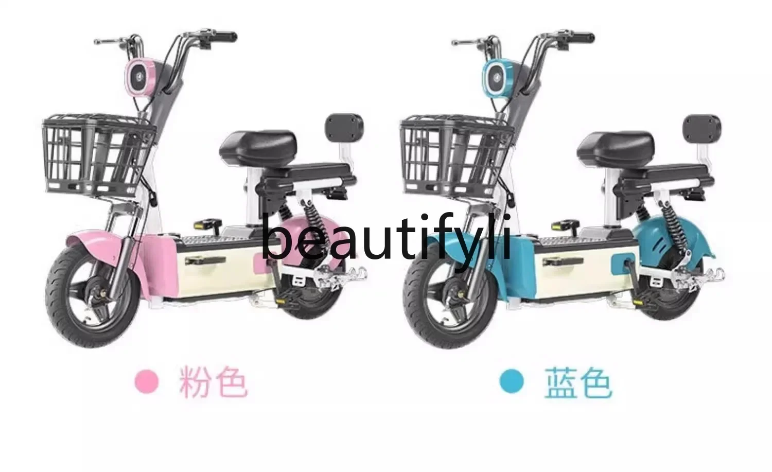 E132 دراجات كهربائية صغيرة للأولاد والنساء البالغين للسفر 2024 بطاريات ليثيوم جديدة