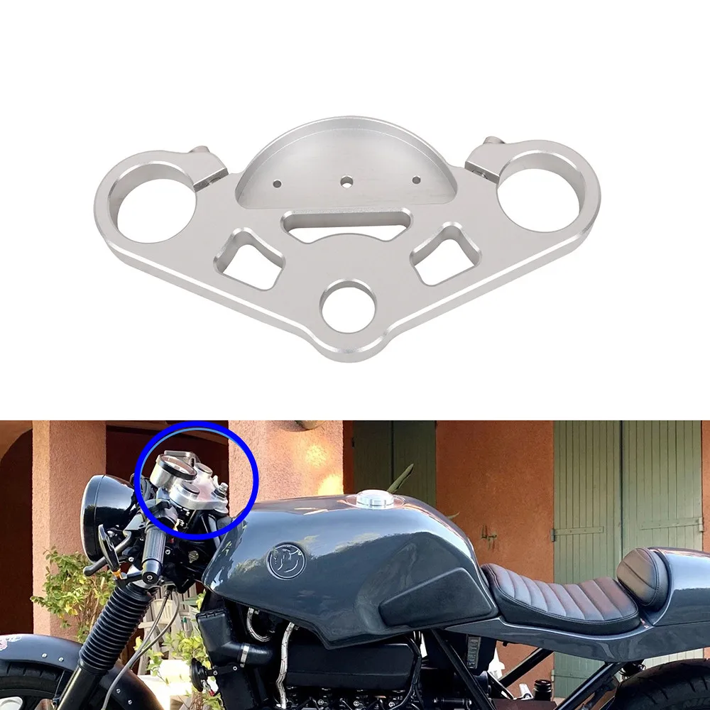 

Motorbikes Front Fork Triple Clamp Stem Bracket Aluminum for BMW K75 K100 RT K100RS 1982-1991 Cafe Racer Scrambler Custom