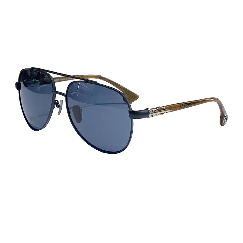 

Double Bridge Metal Personality Frame Oval Oversized Lens Sunglasses For Trendy2022 Classic Polarized Vintage Luxury Brand Desig