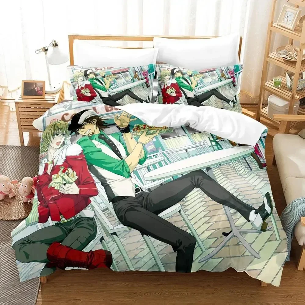 

Anime Tiger & Bunny Bedding Set Boys Girls Twin Queen Size Duvet Cover Pillowcase Bed Kids Adult Fashion Home Textileextile