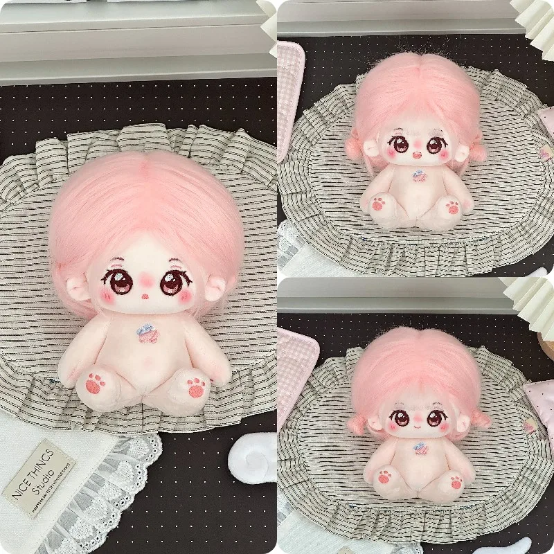 

20cm Hand Made Plushie Doll infinity nikki Kawaii Girl Plush Body Dress Up Clothes Stuffed Toys Cosplay Anime Cartoon Figures