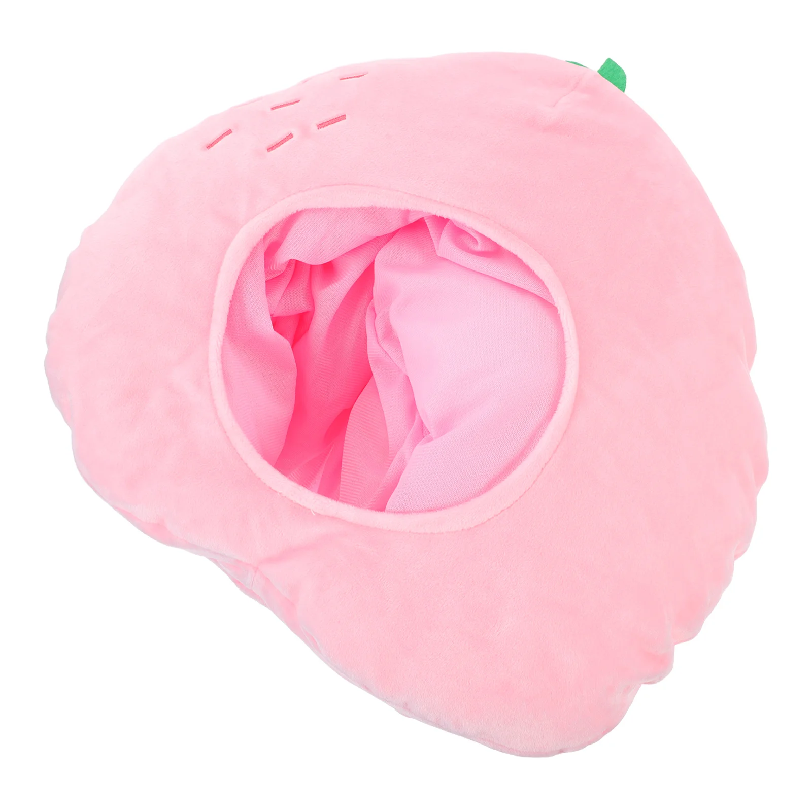 Peach Headgear Novelty Costume Hat Party Plush Cap Halloween Christmas Funny Child