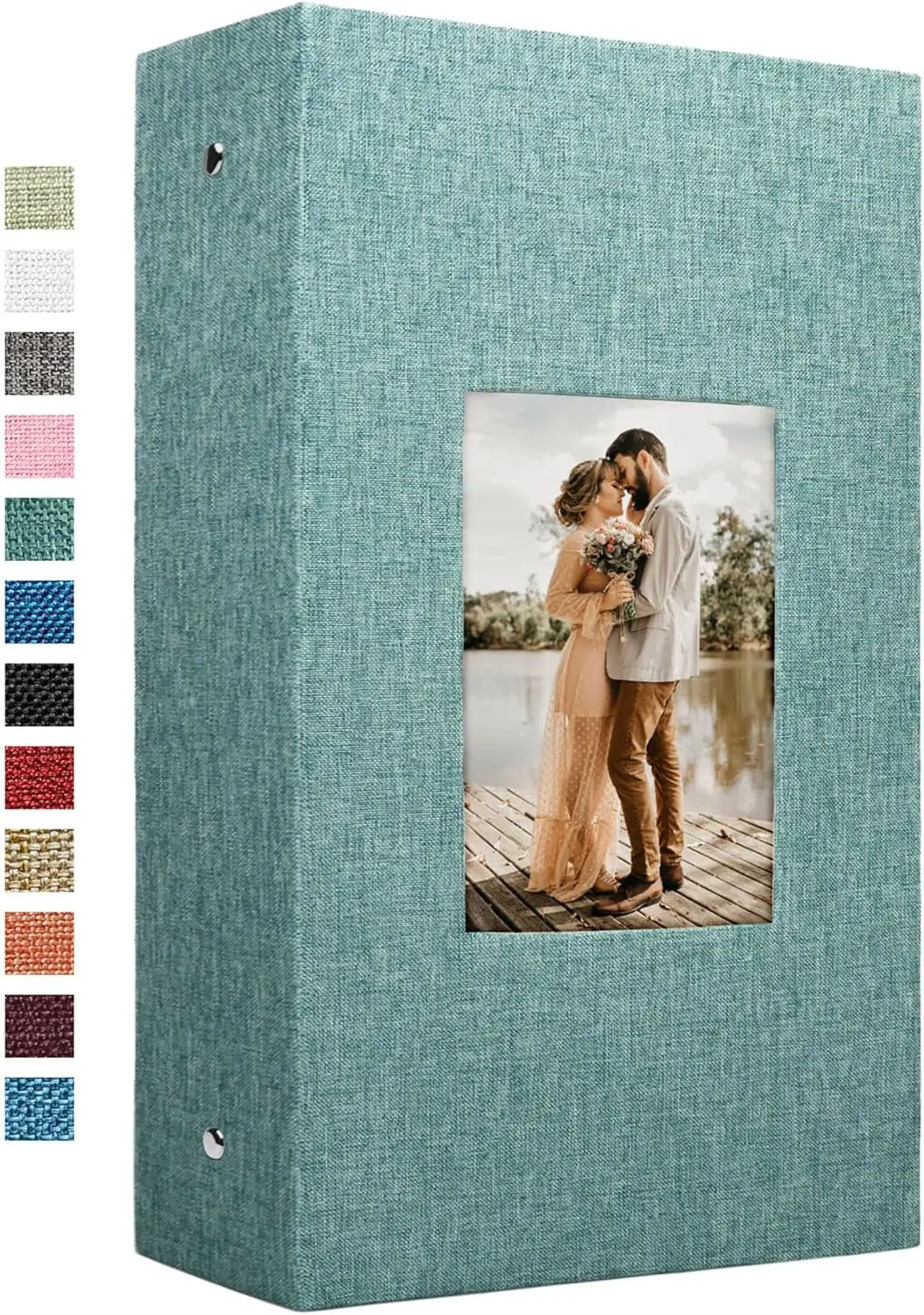 

Linen Photo Album 420 Pockets for 4x6 Photos Fabric Cover Photo Books Slip-in Picture Albums for Wedding Baby Vacation