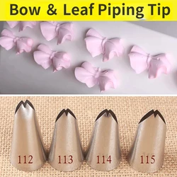 115# Leaves Cream Bean Paste Cake Decorating Mouth Bow Retro Nozzle Piping Tip Rube Icing