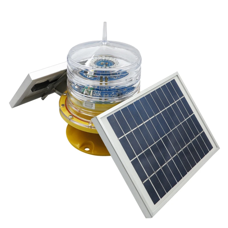 

GPS positioning GSM256 quality 5 nautical miles marine integrated led solar navigation beacon light flashing