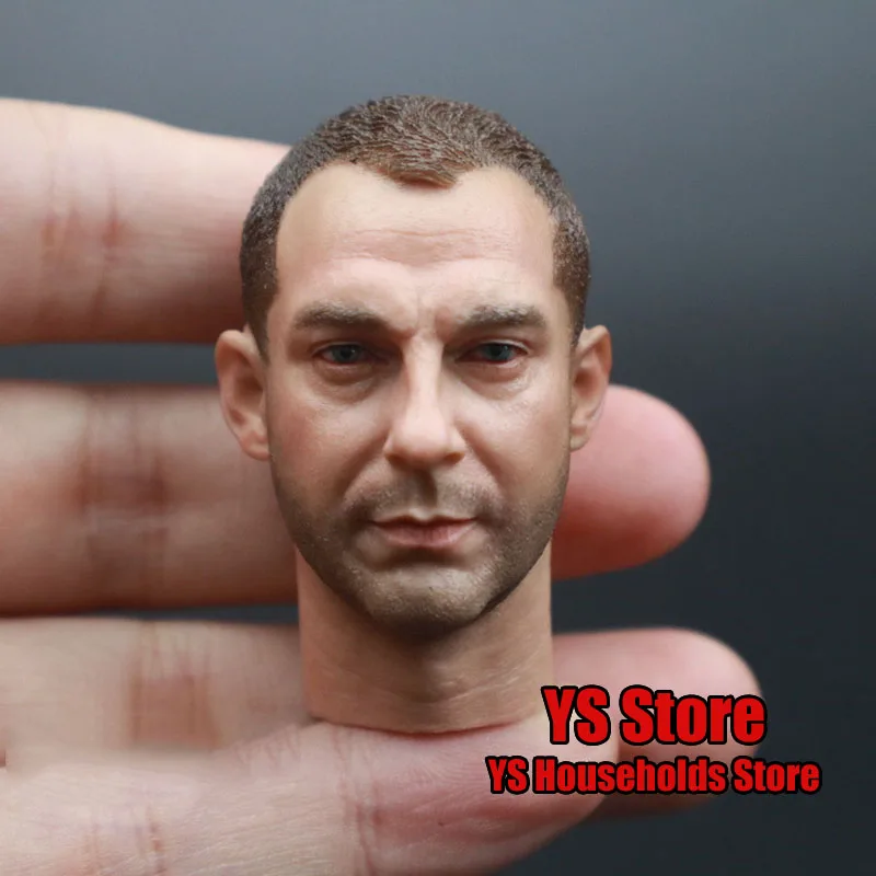 1/6 Male Soldier Head Sculpture Military War Special Forces Sniper Army Officer Character Head Model For 12