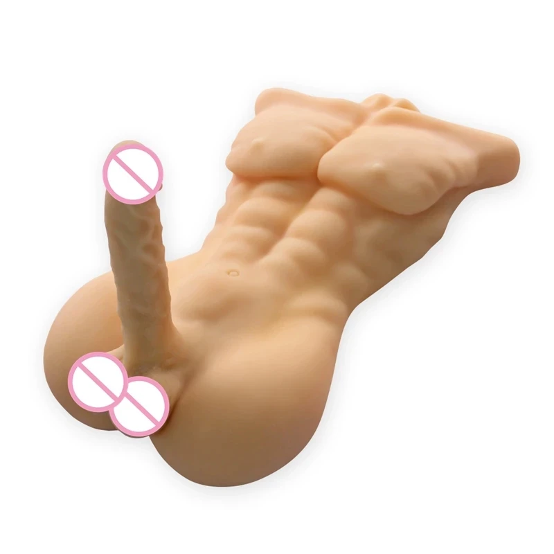 Male Torso Sex Doll For Women Lovedoll with Realistic Huge Dildo Penis Female Masturbation Adult Couple Flirting Erotic Products