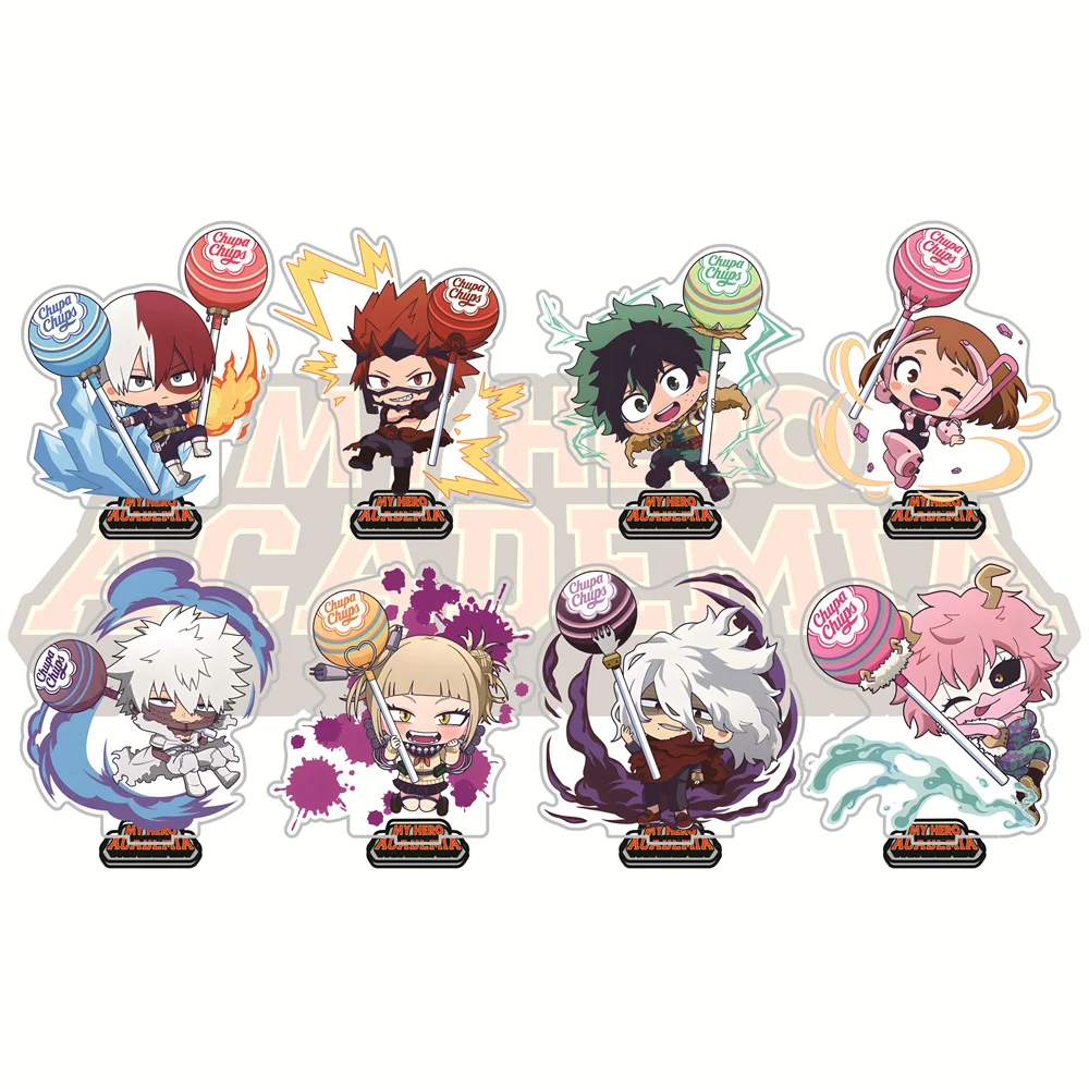 My Hero Academia Lollipop Version 13cm Acrylic Stand Figures Keychain Collectible Merchandise Desktop Decoration Fan Gift