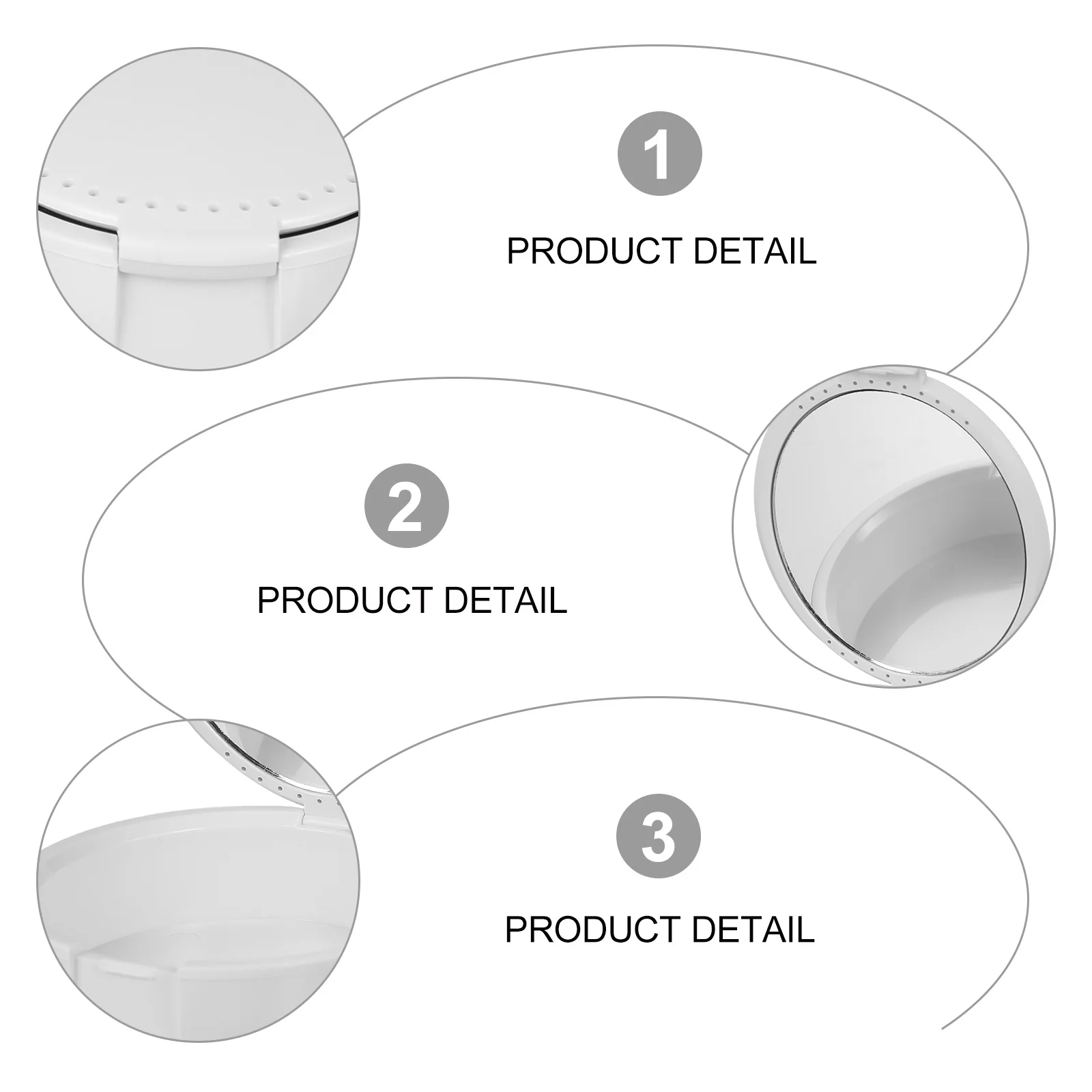 

Sturdy Denture Container Beautiful Design for Safe Denture Storage and Carrying Anywhere False Box, False Storage Case