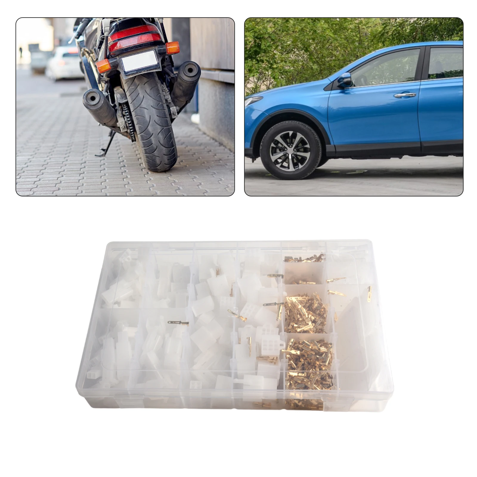 

For Cars For Motorcycles Automotive Connector Kit Plastic Shell Connector Automotive Applications ABS Material