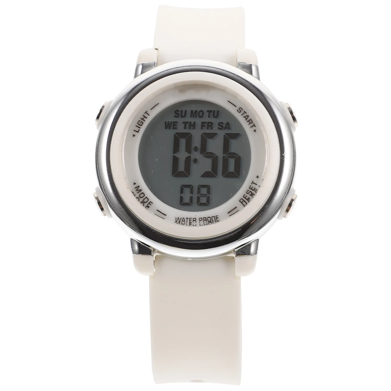 Watch Waterproof Night Light Digital Electronic Alarm Watch Birthday Gift Comfortable Skin-Friendly Student