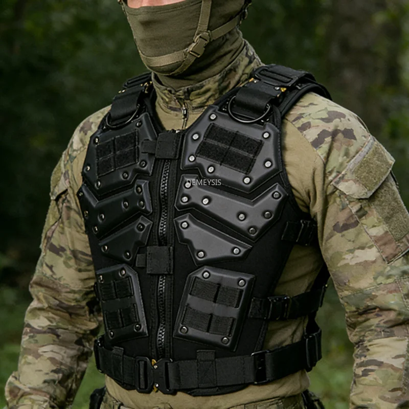 

Tactical Vest Militar Outdoor Hunting Shooting Airsoft Paintball Vest Multi-functional Protective CS Wargame Combat Body Armor