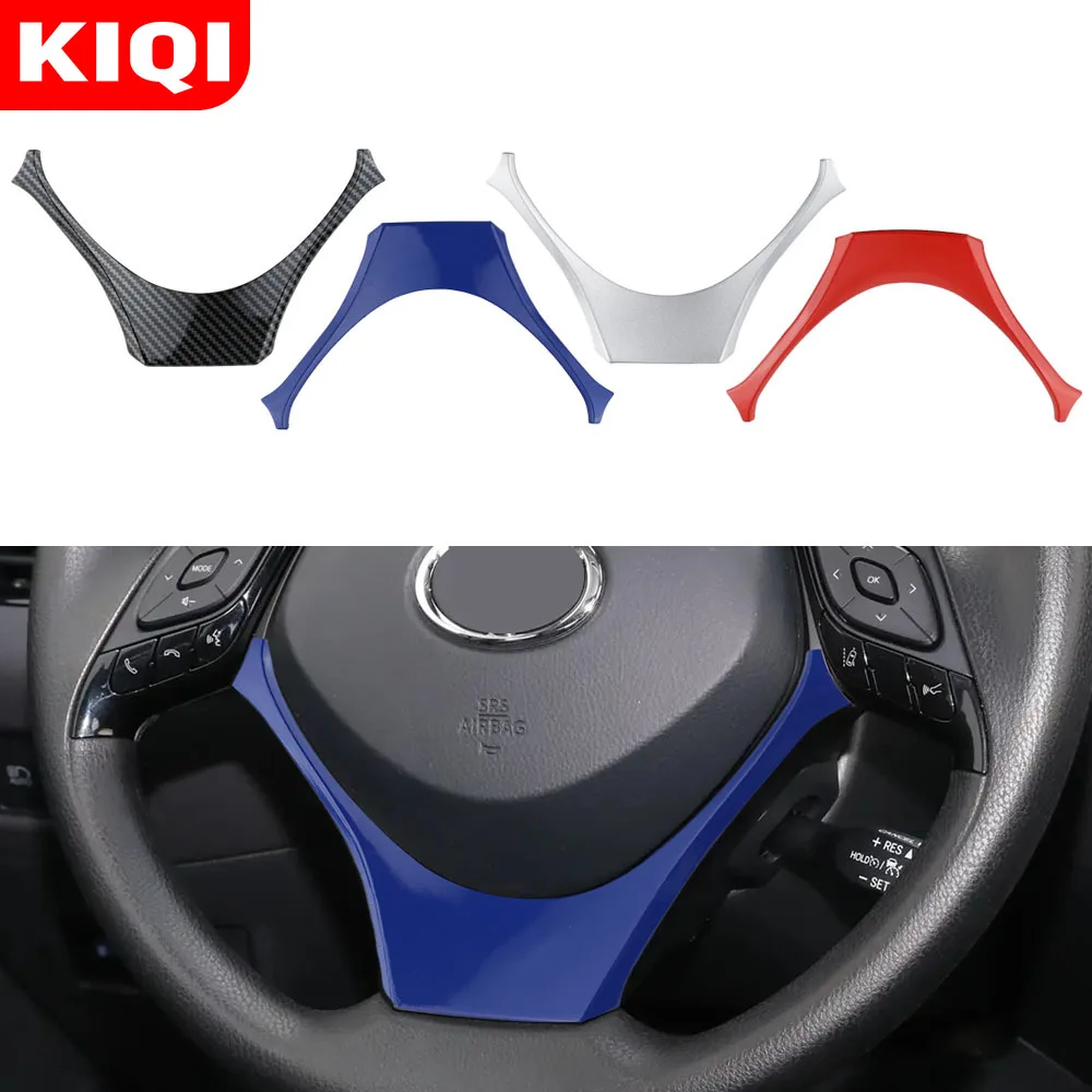 For Toyota C-HR CHR C HR 2016 2017 2018 2019 Car Styling Steering Wheel Sequins Sticker Trim Cover Interior Moulding Accessories