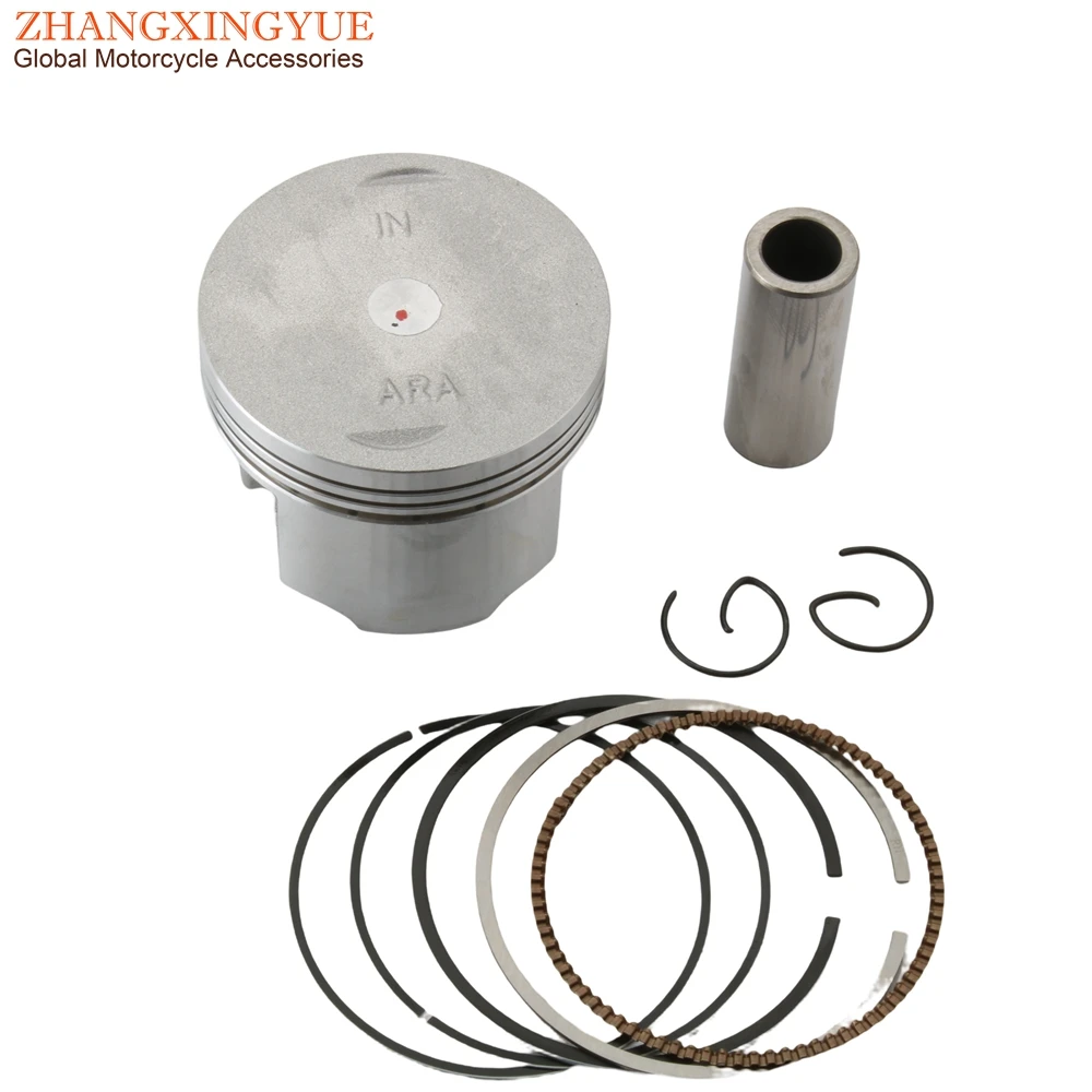 Skuter 52.4mm zestaw tłoka dla Peugeot 125 Citystar Django Speedfight 3 Tweet 125cc 4 suwowy — zdjęcie 6