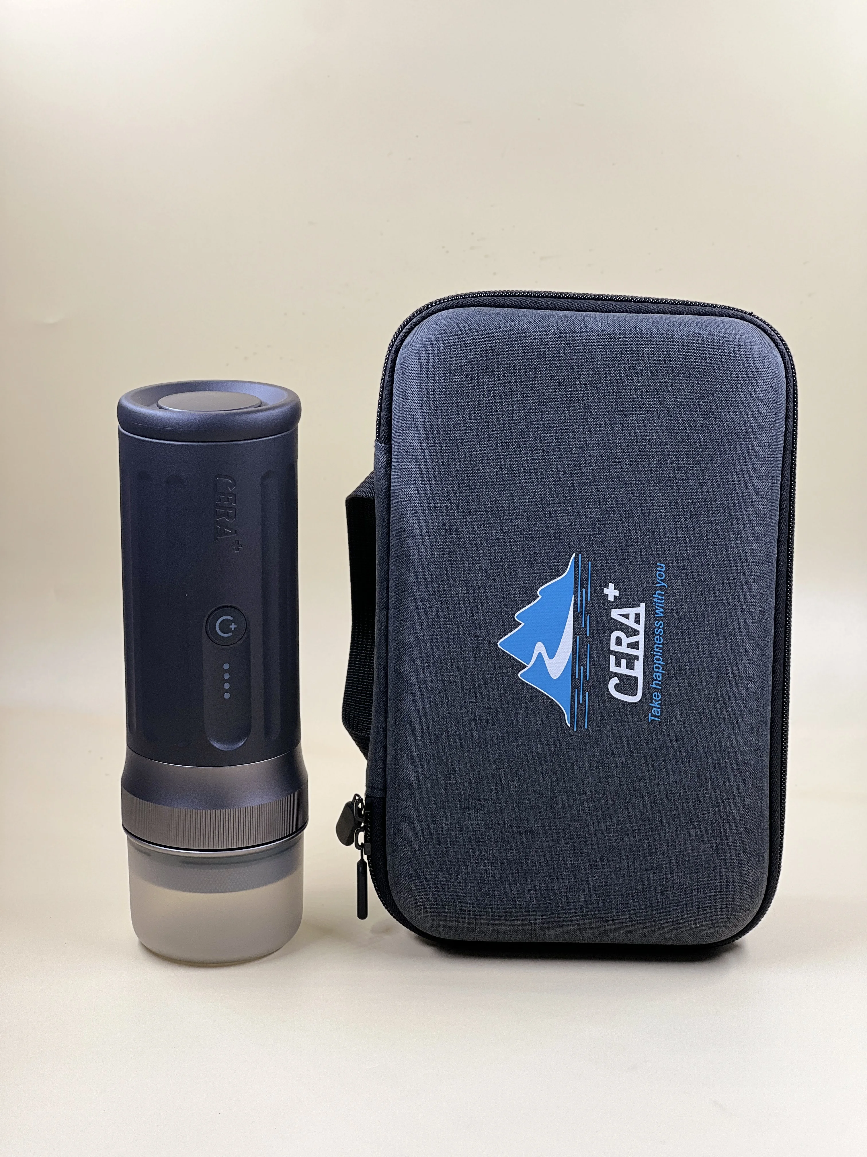 

Fully Automatic App-Controlled Aluminum Alloy Portable Coffee Machine-Dual-Power (Electric/Battery) Compact Design