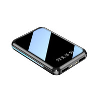 20000mAh Mini Power Bank Portable Charger Mirror Screen LED Digital Powerbank External Battery for iPhone Xiaomi Huawei Samsung