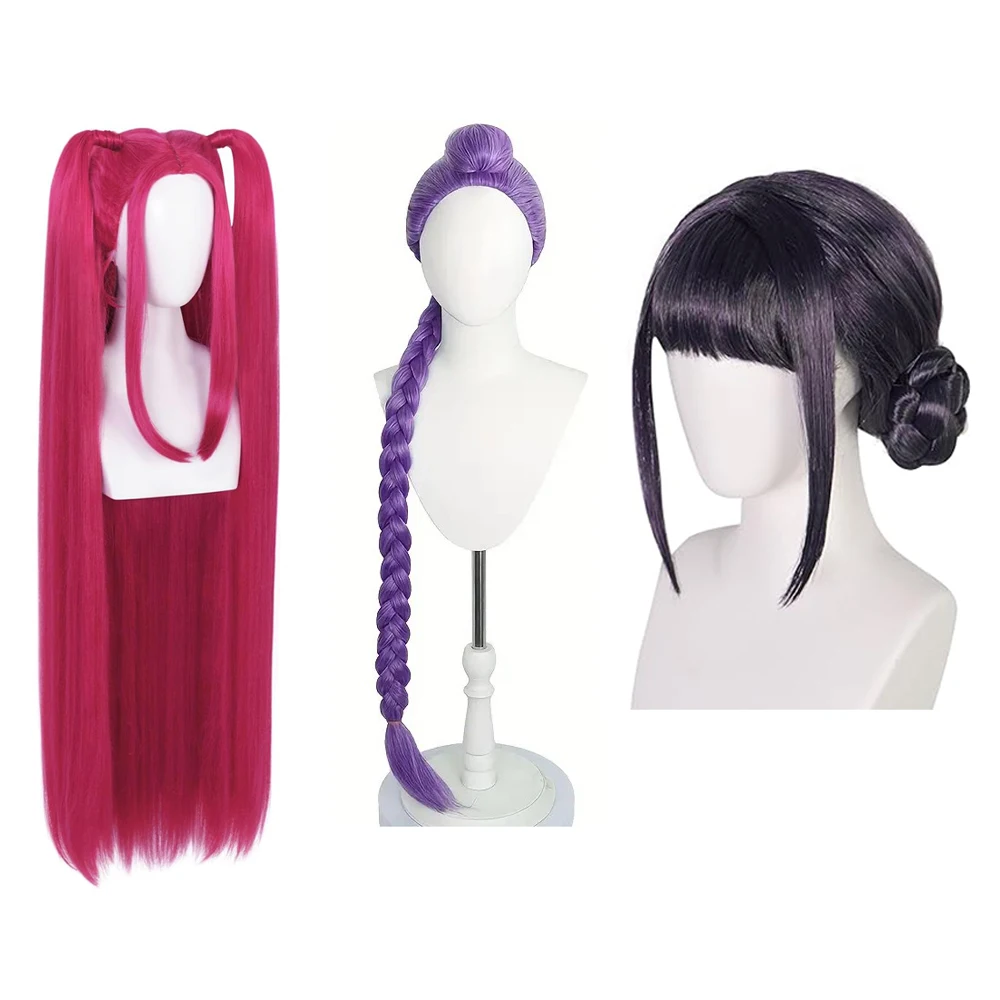 Ensemble de perruques de cosplay anime - Styles vibrants pour les amateurs de cosplay
