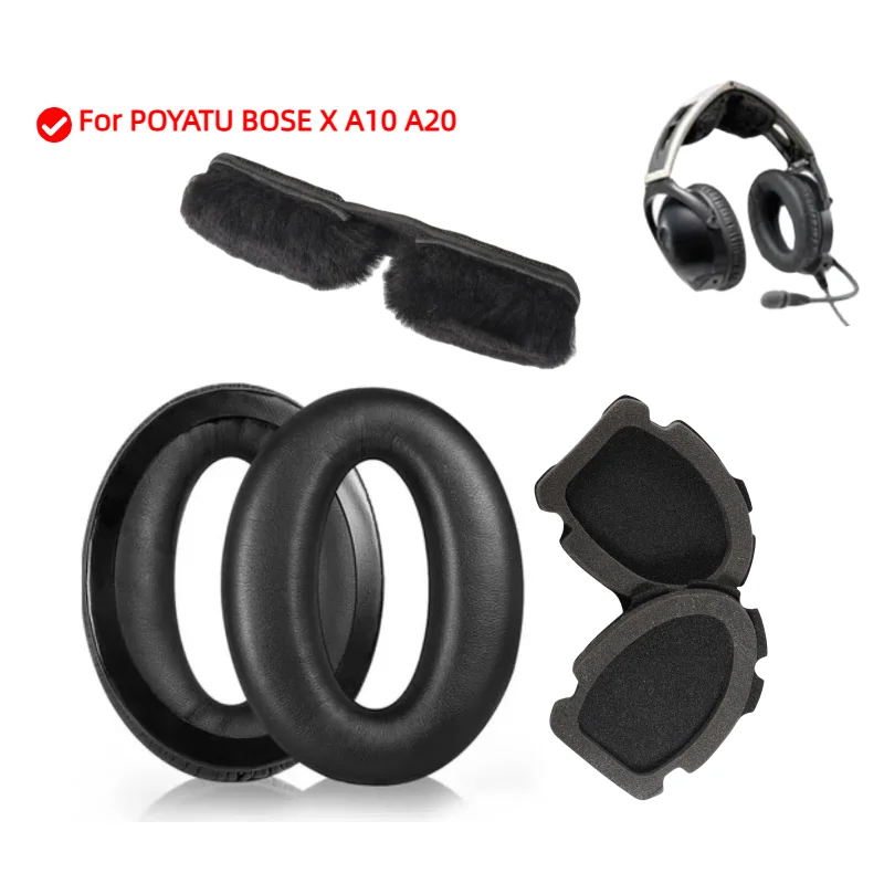 

Replacement Ear pads Fits for BOSE X A10 A20 Headphones Ear Cushions Earpads headset