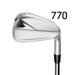 2024 Golf ironsP770 Irons Golf Club Set 4th Generation Silver Tour Long Distance Forged Hollow Design Men's Irons Complete Set