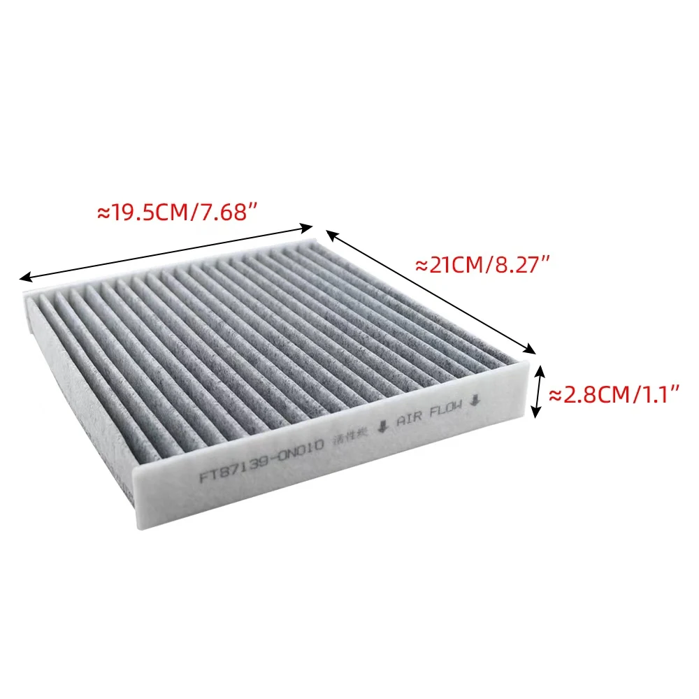 Car Pollen Cabin Conditioning Activated Carbon Air Filter for Toyota Revo Yaris Vigo Vios Altis Fortuner Prius Camry Hiace - view 6