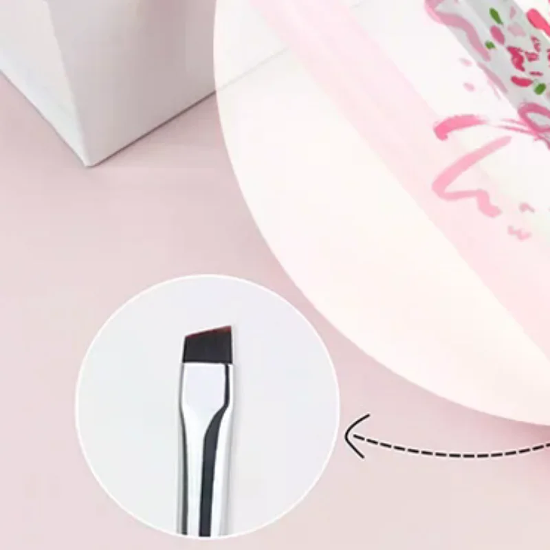 المحمولة مزدوجة رئيس الحاجب فرشاة دوامة فرشاة تحديد العين فرشاة مع غطاء فرشاة للمكياج الحاجب تمديد ماكياج أداة