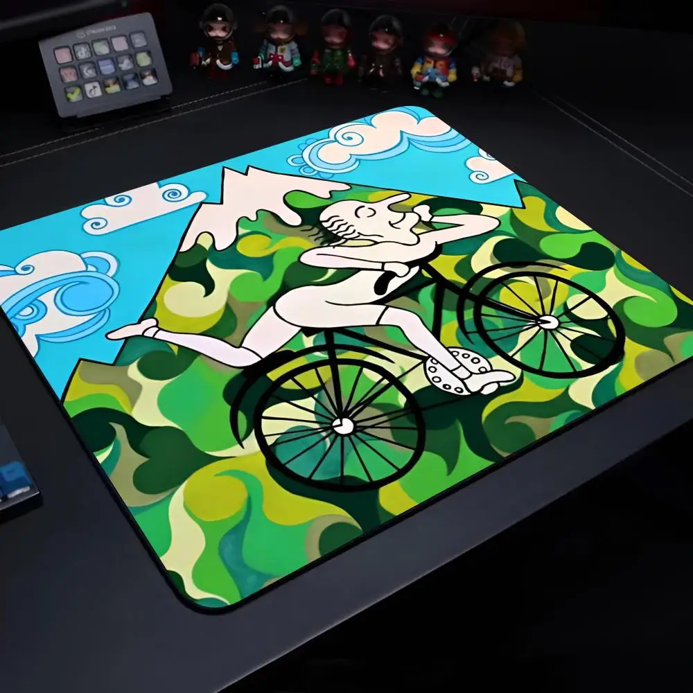 LSD - Albert Hofmann - Bicycle Day Mouse Pad Gaming Laptops Keyboard Mat Deskmat Pc Accessories Desk Protector Mousepad Gamer Ma